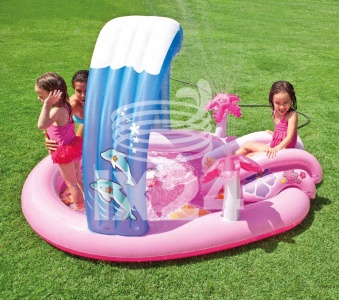 Надувной детский игровой центр "Hello Kitty" 211х163х121см Intex 57137