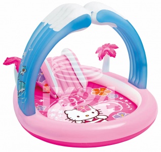 Надувной детский игровой центр "Hello Kitty" 211х163х121см Intex 57137