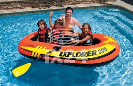 Надувная лодка "Explorer 300" 211х117х41см Intex 58332