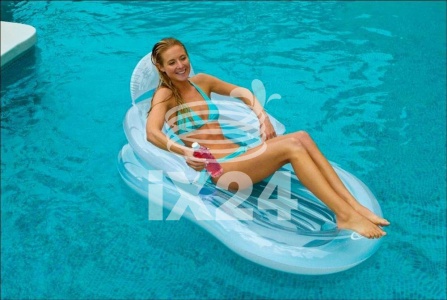 Надувное кресло "Floating Comfort Lounge"155x97см Intex 58857