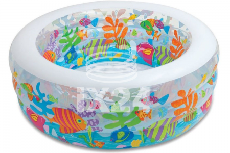 Надувной детский бассейн "Aquarium" 152x56см Intex 58480